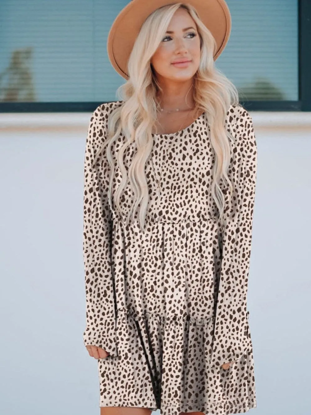 Alluring Open Back Dress with Floral Print