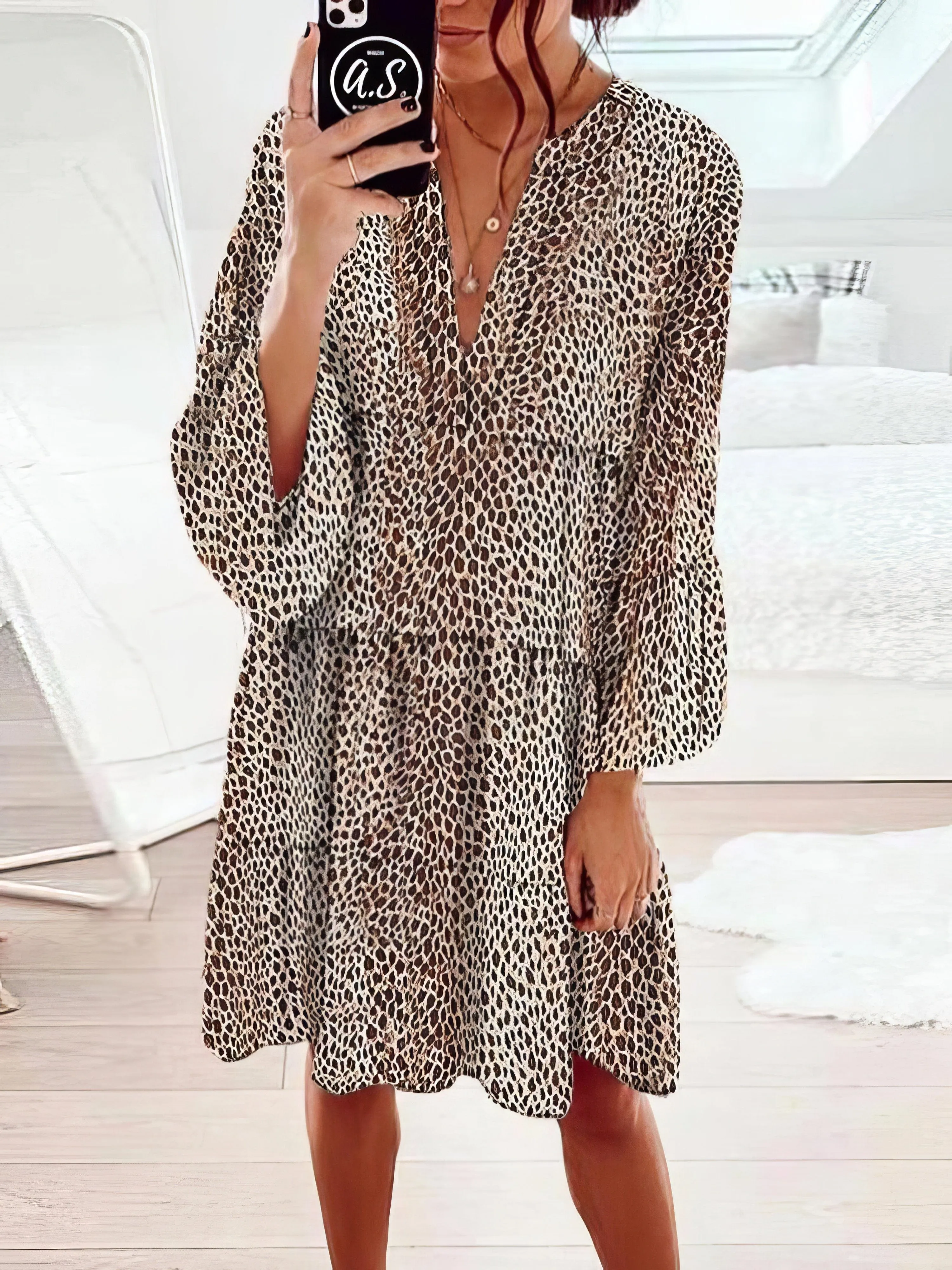 Alluring Open Back Dress with Floral Print