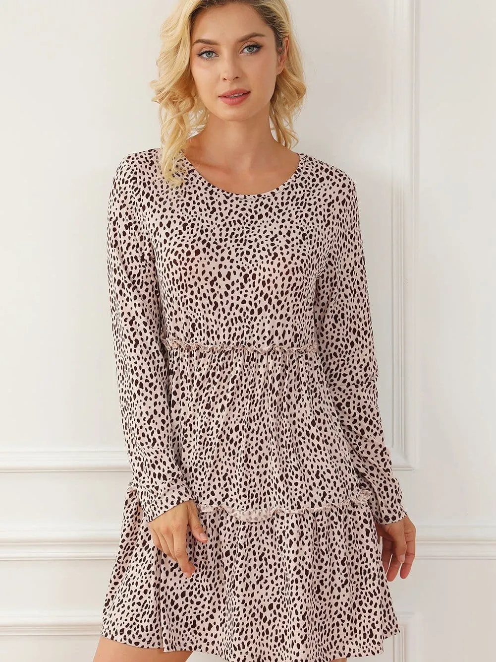 Alluring Open Back Dress with Floral Print