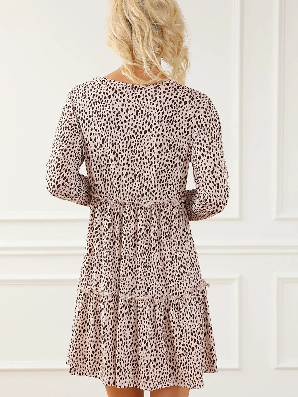 Alluring Open Back Dress with Floral Print