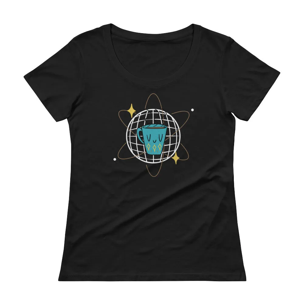 Atomic Coffee Women's Scoopneck T-shirt