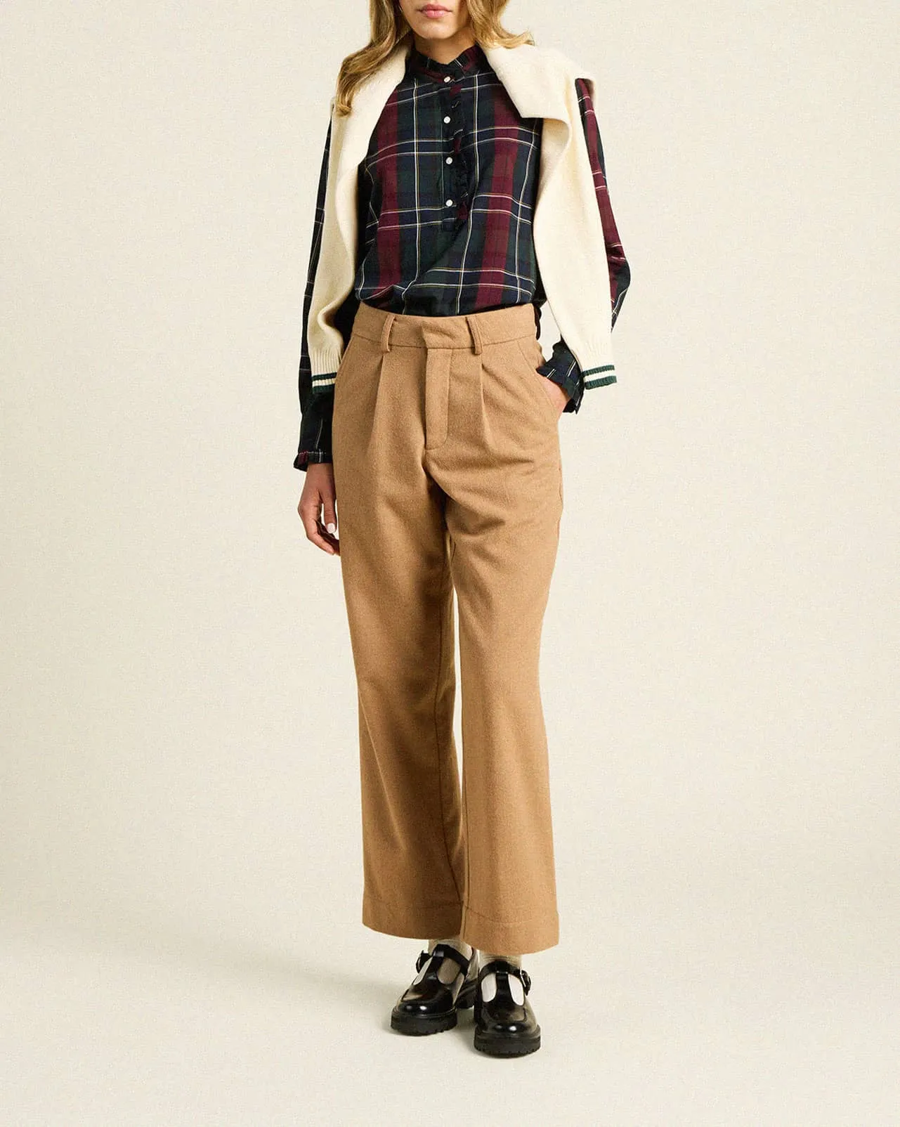 Breezy Blouse Chalet Plaid