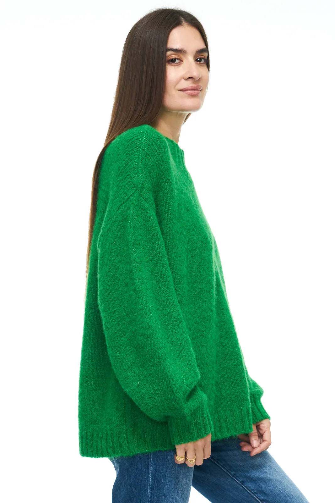 Carlen Mock Neck Sweater - Fern