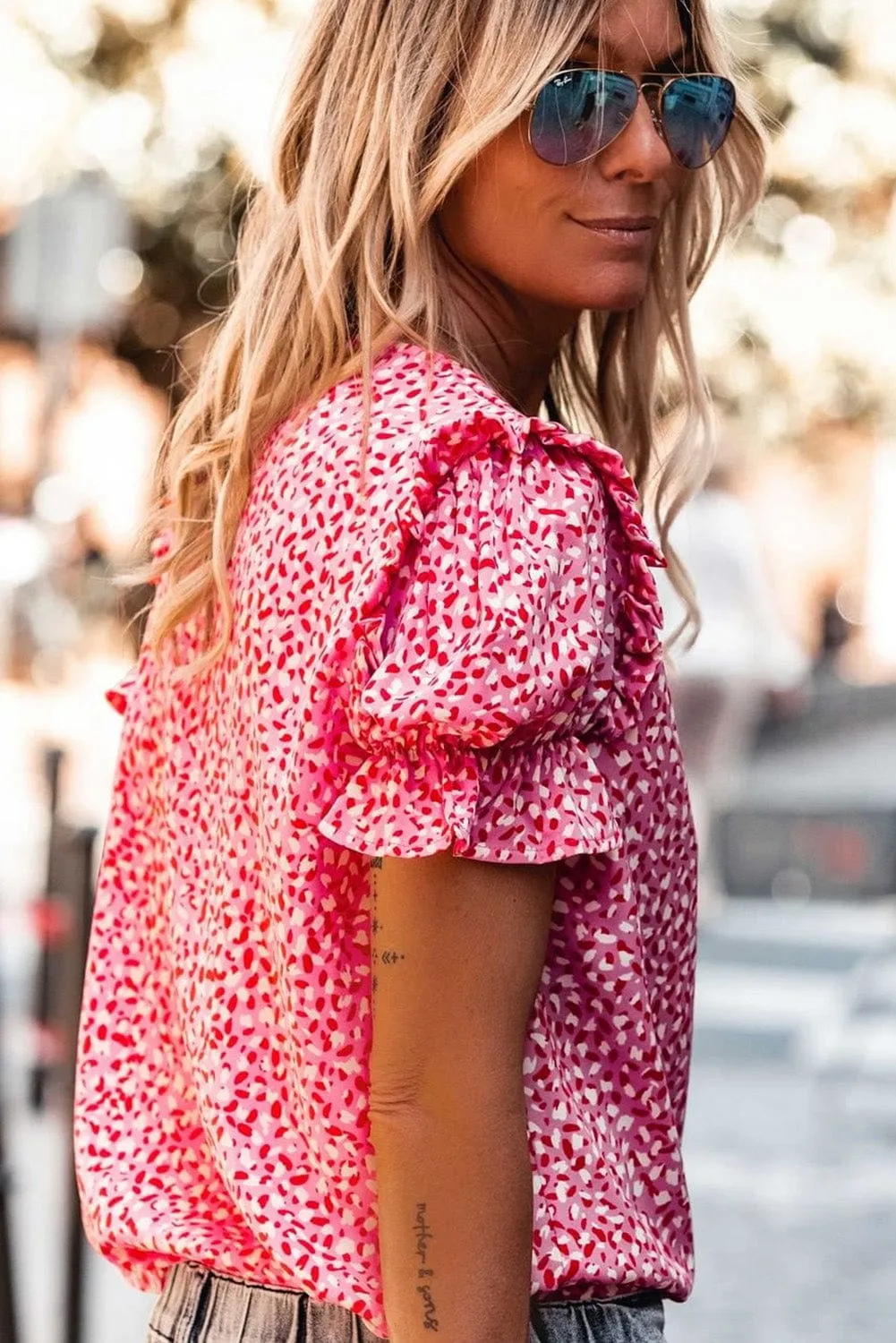 Casual Gingham Top