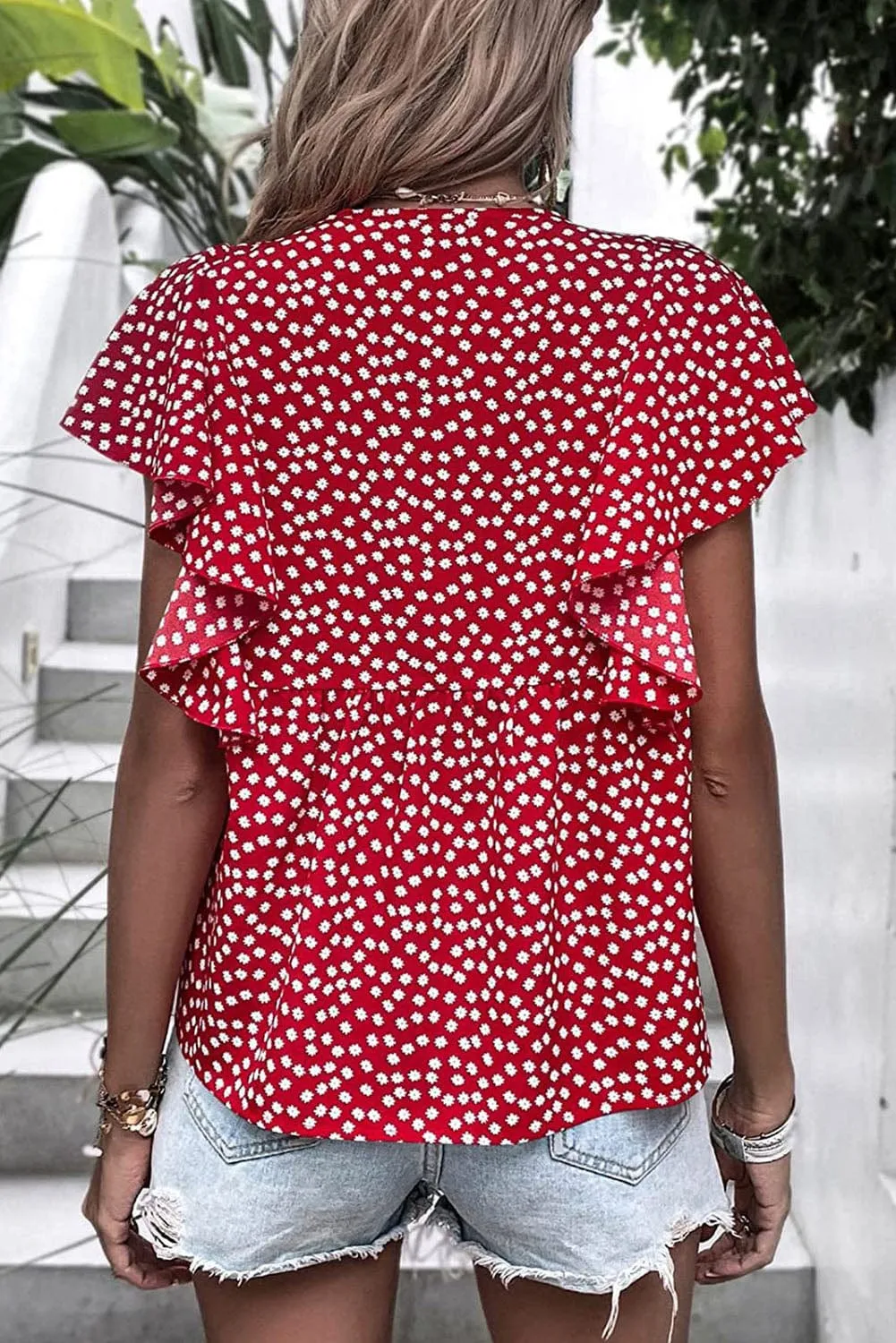 Casual Gingham Top