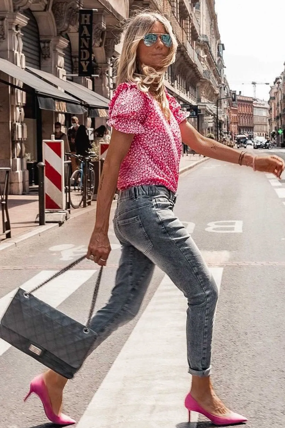 Casual Gingham Top