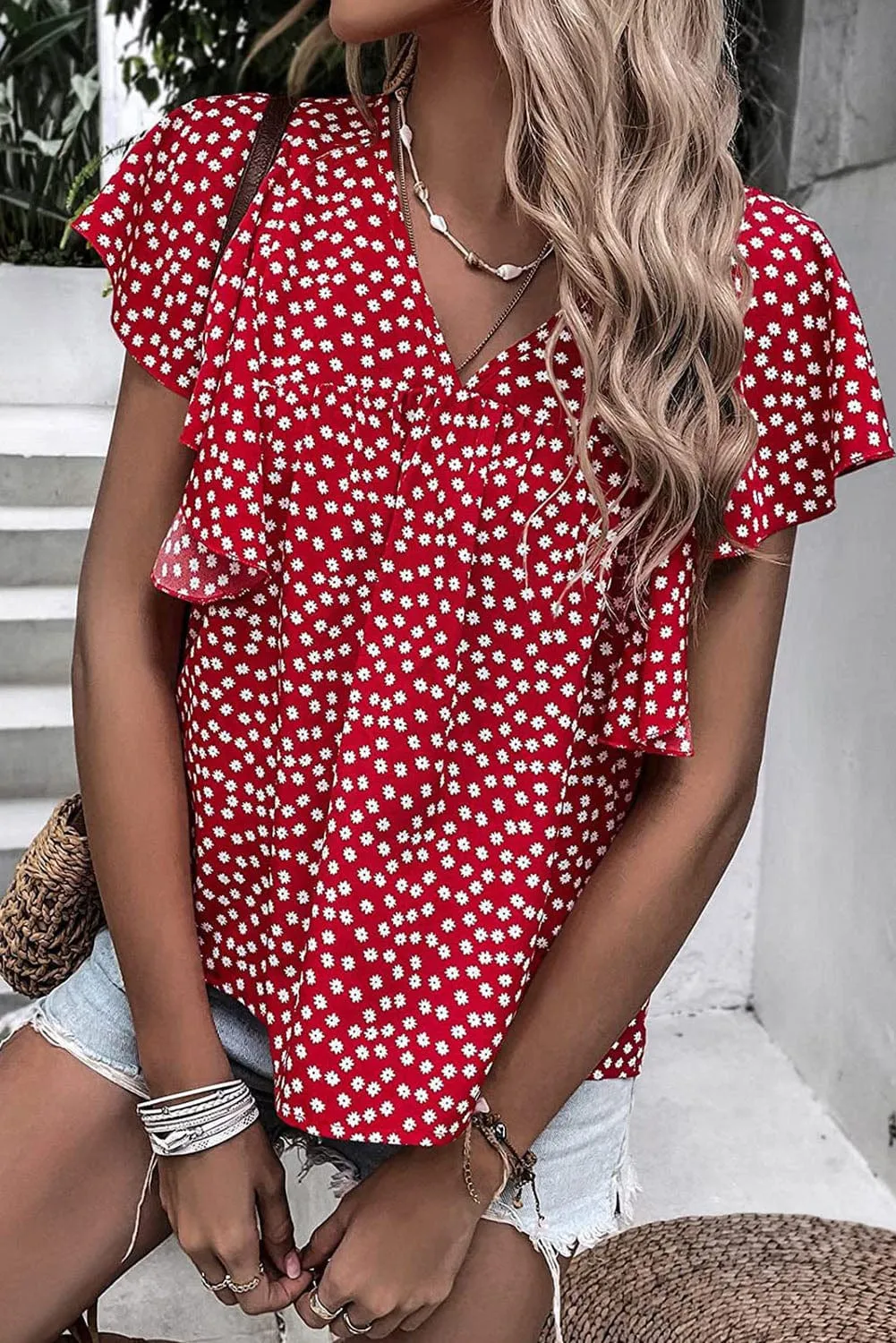 Casual Gingham Top