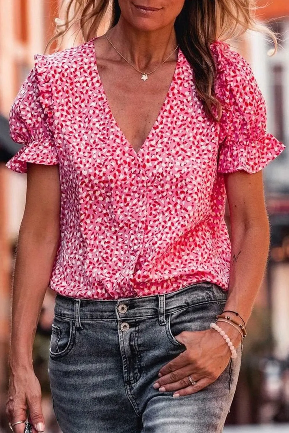 Casual Gingham Top
