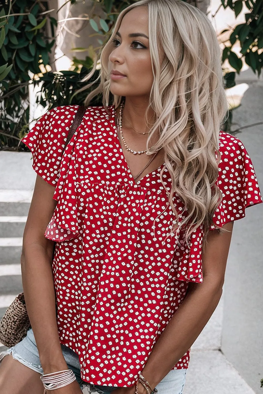 Casual Gingham Top