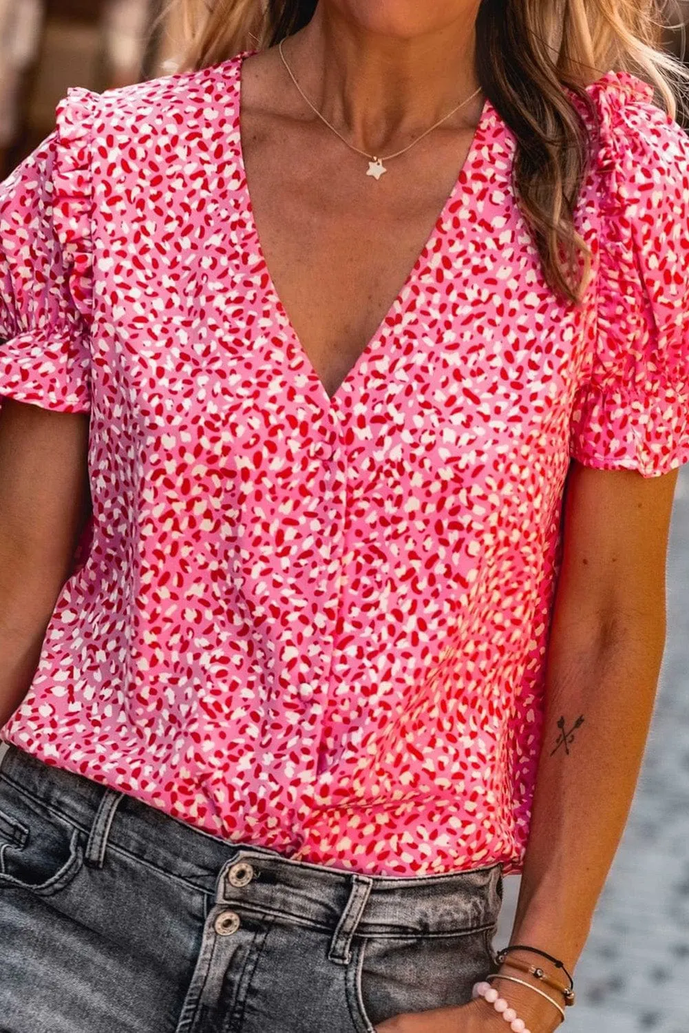 Casual Gingham Top