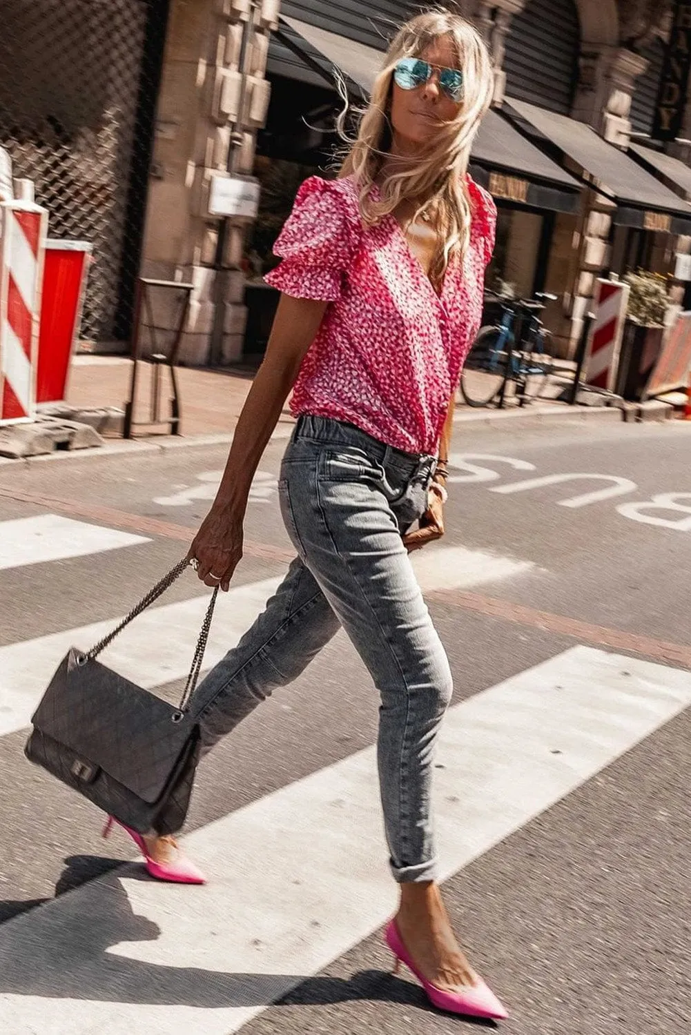 Casual Gingham Top
