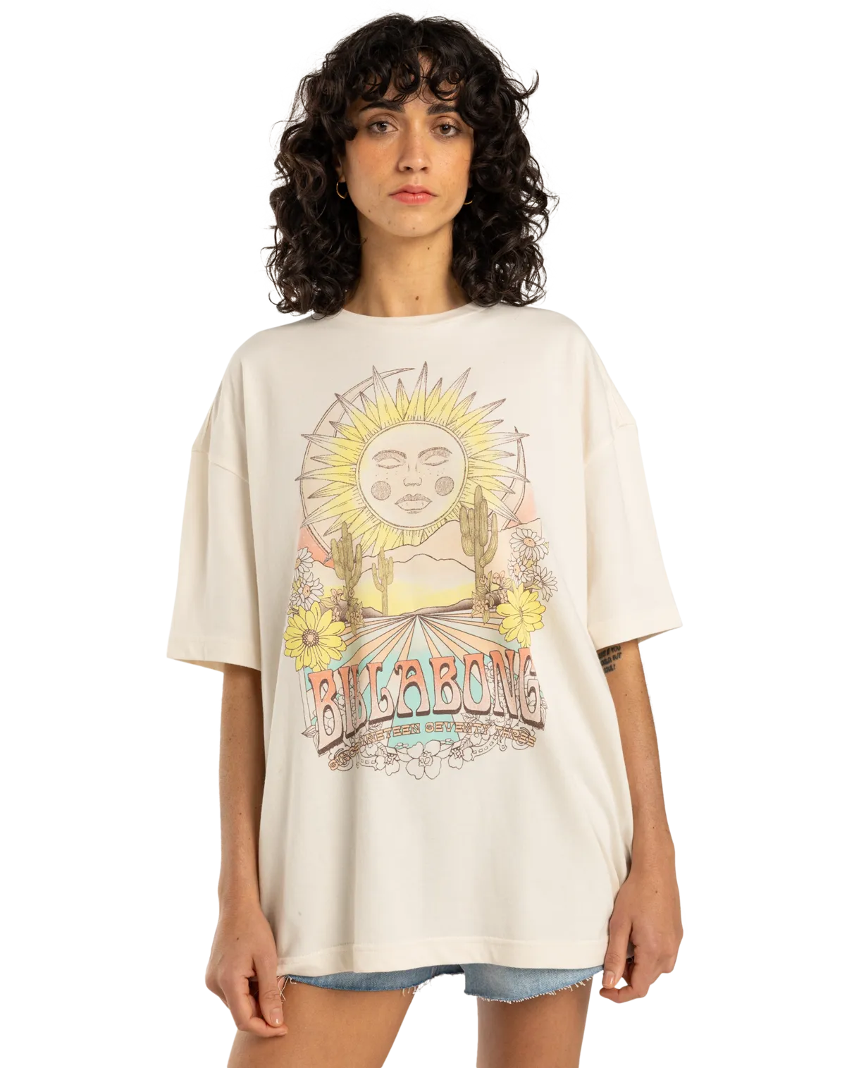 Chasin Sunshine T-Shirt in Salt Crystal