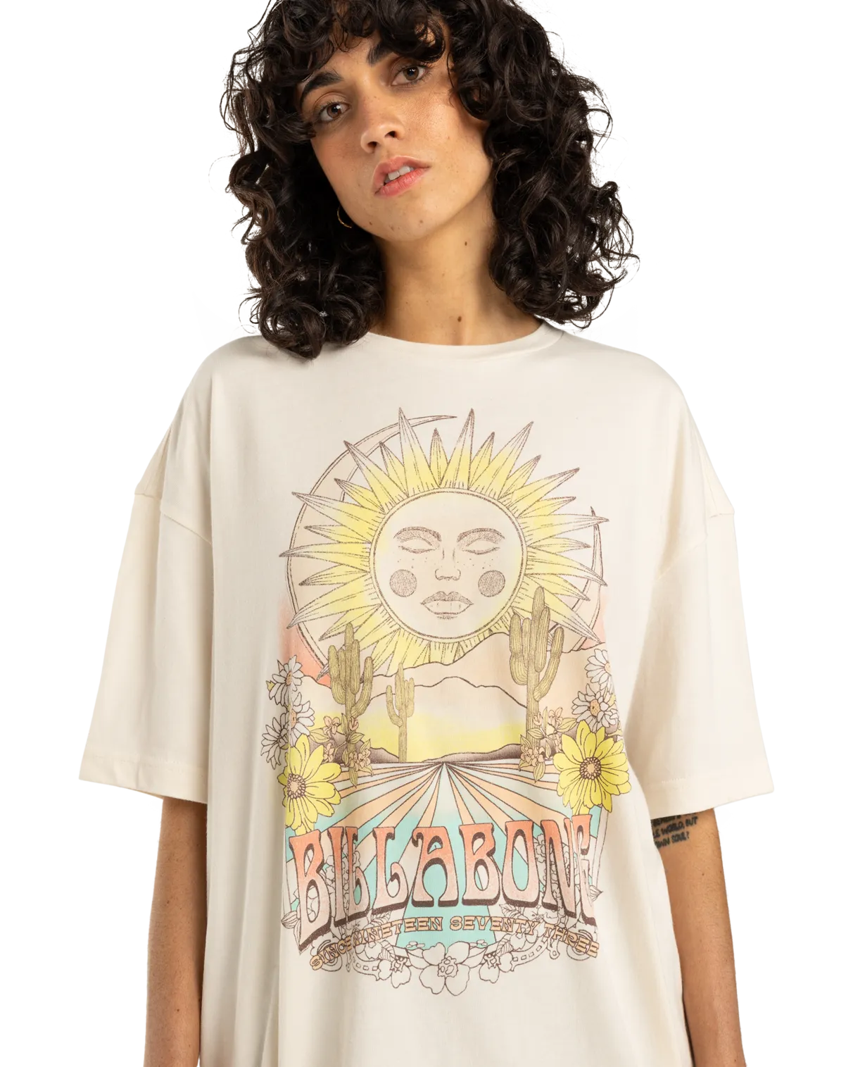Chasin Sunshine T-Shirt in Salt Crystal