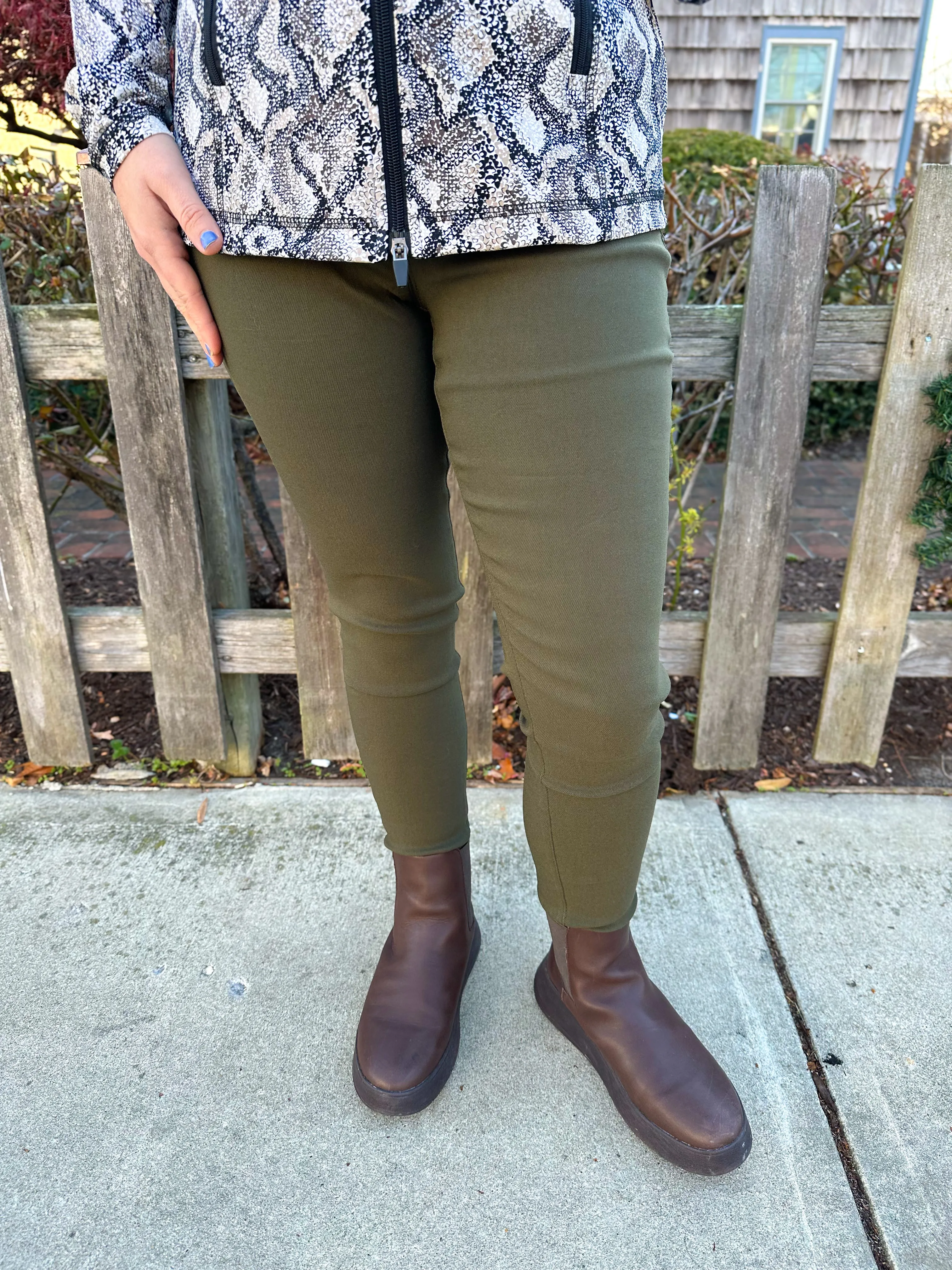 Cloud 9 Olive Skinny Pant