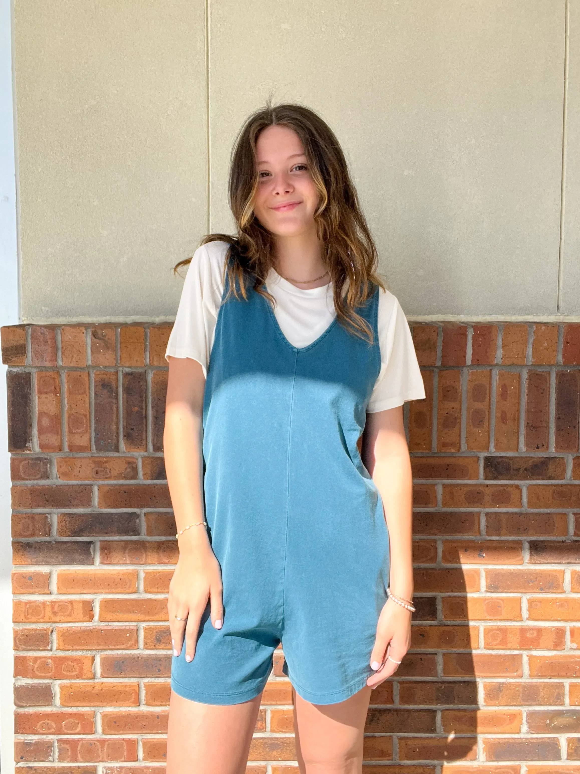 Cozy Cotton Tank Style Romper