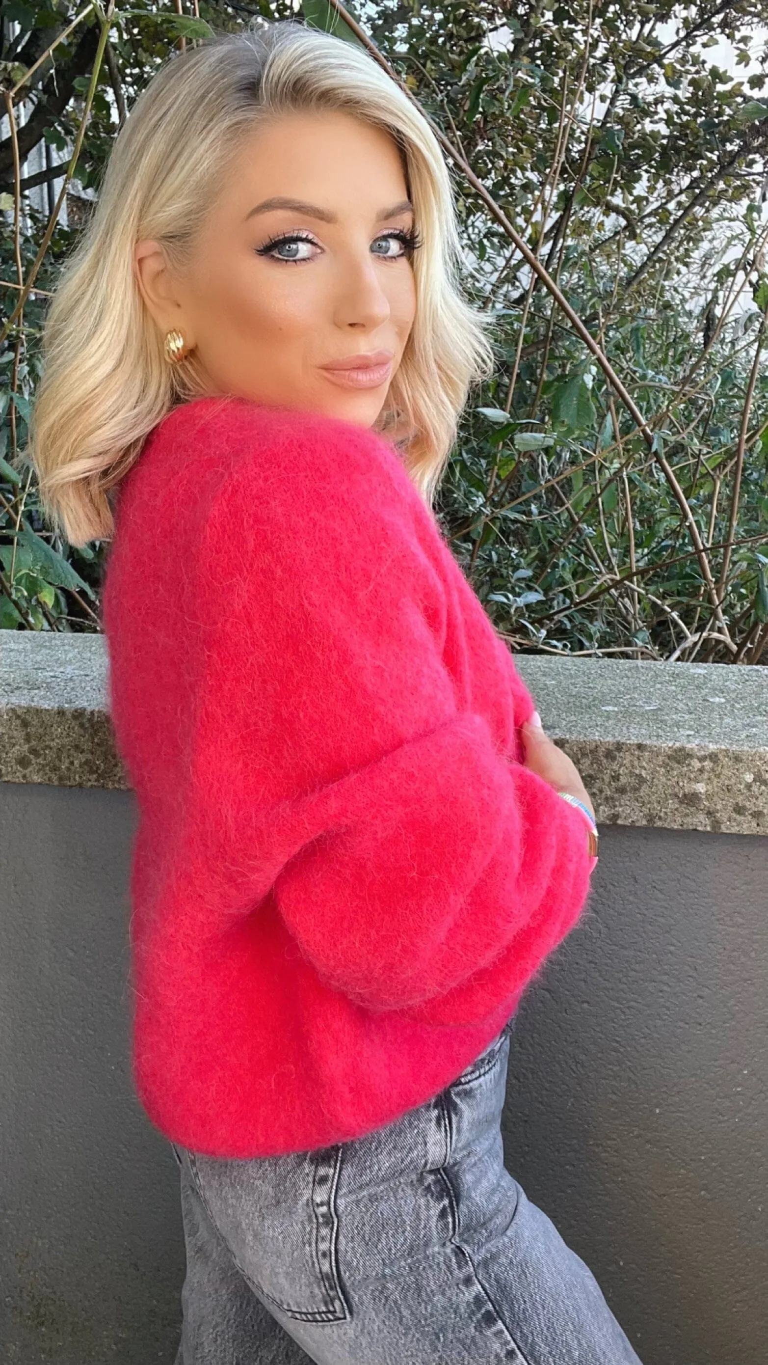 DALIA BABY ALPACA BLEND CARDI - PASTEQUÈ
