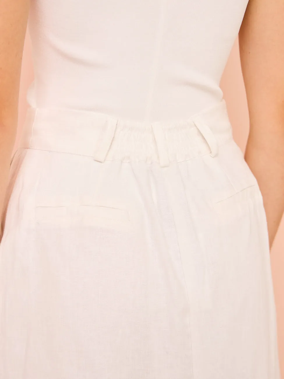 Faithfull The Brand Amreli Maxi Skirt in White