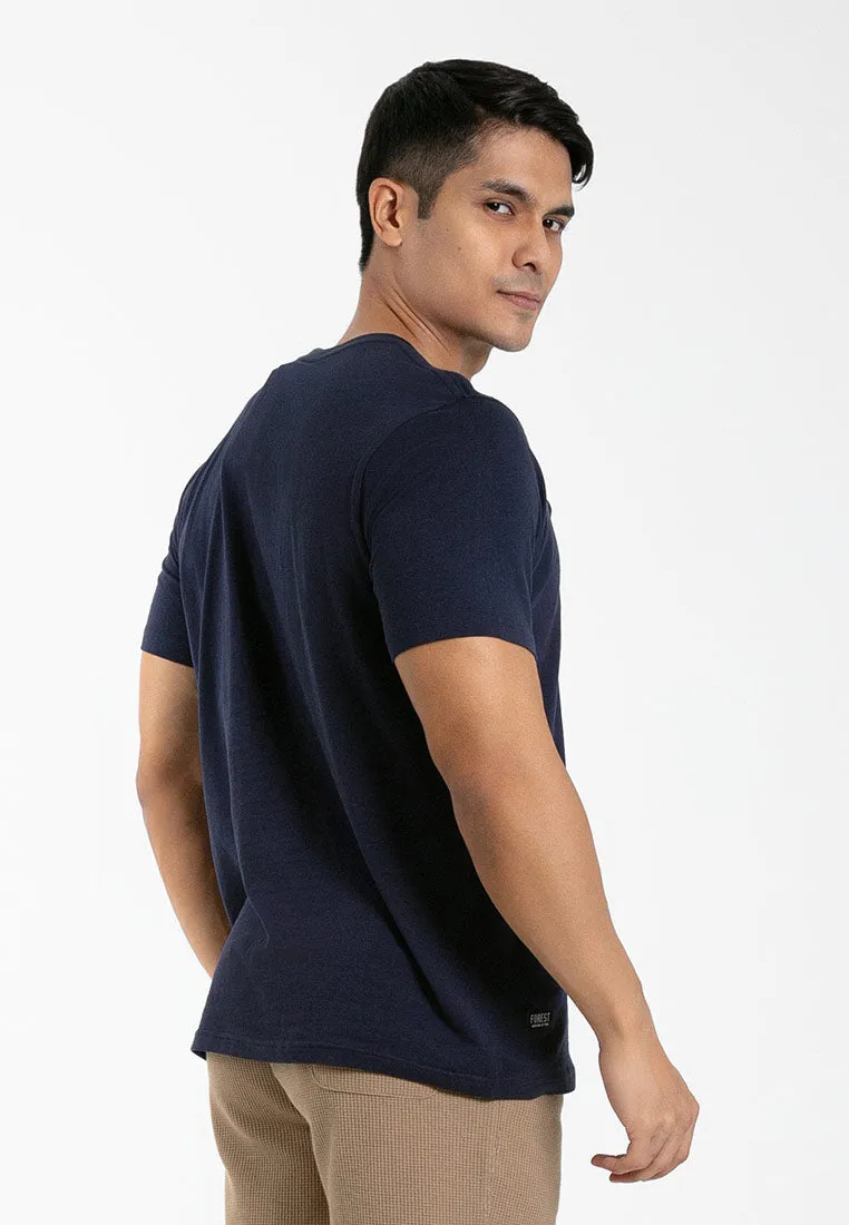 Forest Regular Fit Graphic Tee Crew Neck Short Sleeve T Shirt Men | Regular Fit T Shirt Men - 23957