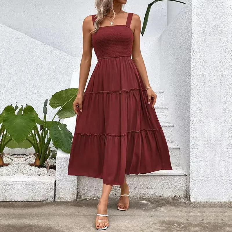 Grey Midi Sundress