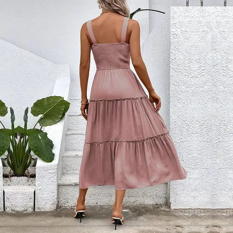 Grey Midi Sundress