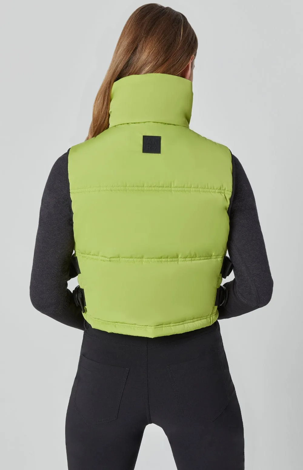 La Vitesse Cropped Vest | Citron