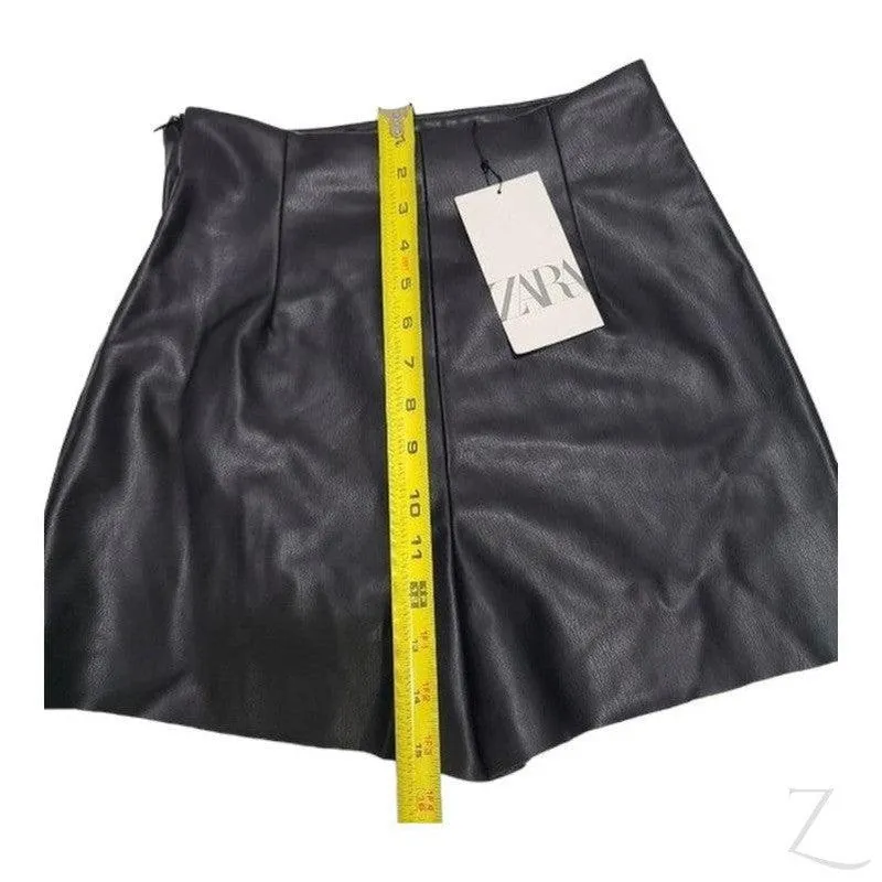 Ladies Strong Faux Leather Skirt | Skort | "Zia"
