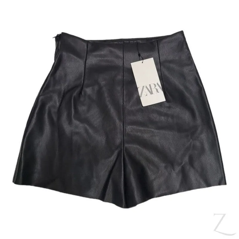 Ladies Strong Faux Leather Skirt | Skort | "Zia"