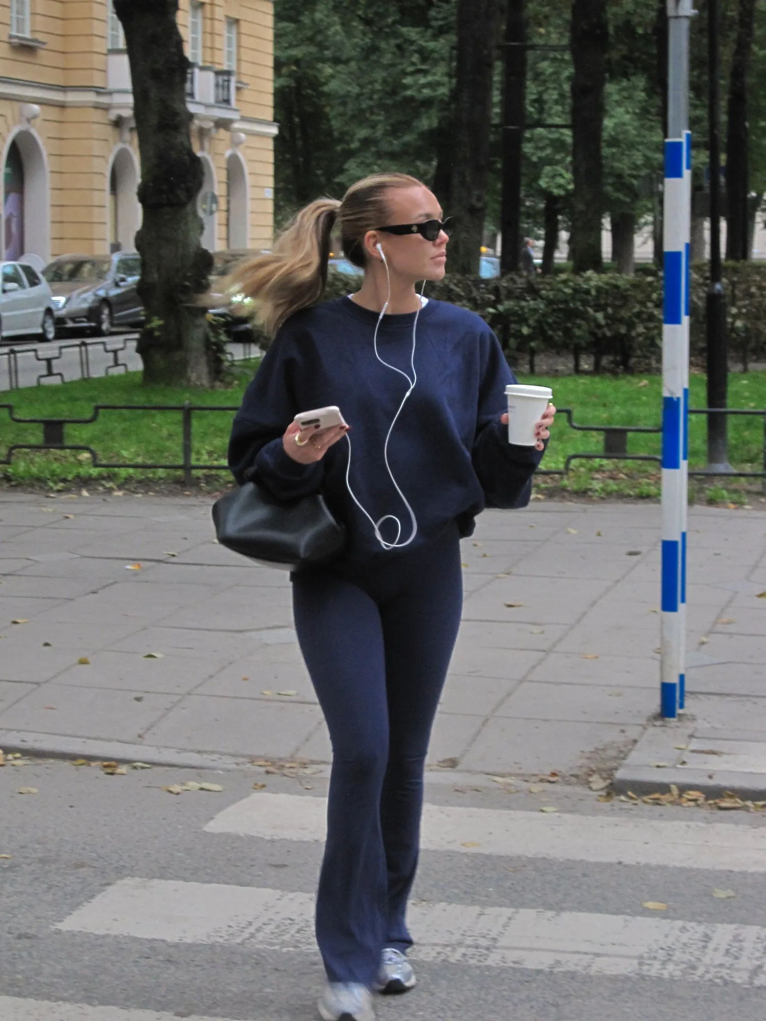 Lux Flare Pants - Navy