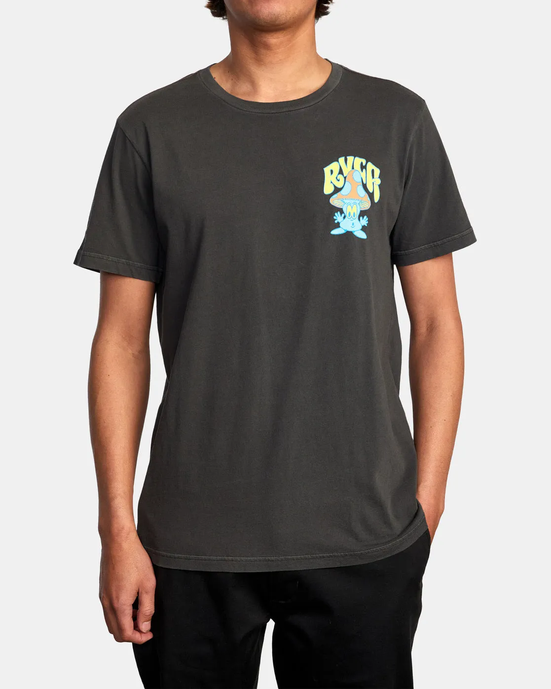 Mushtoo Tee - Pirate Black