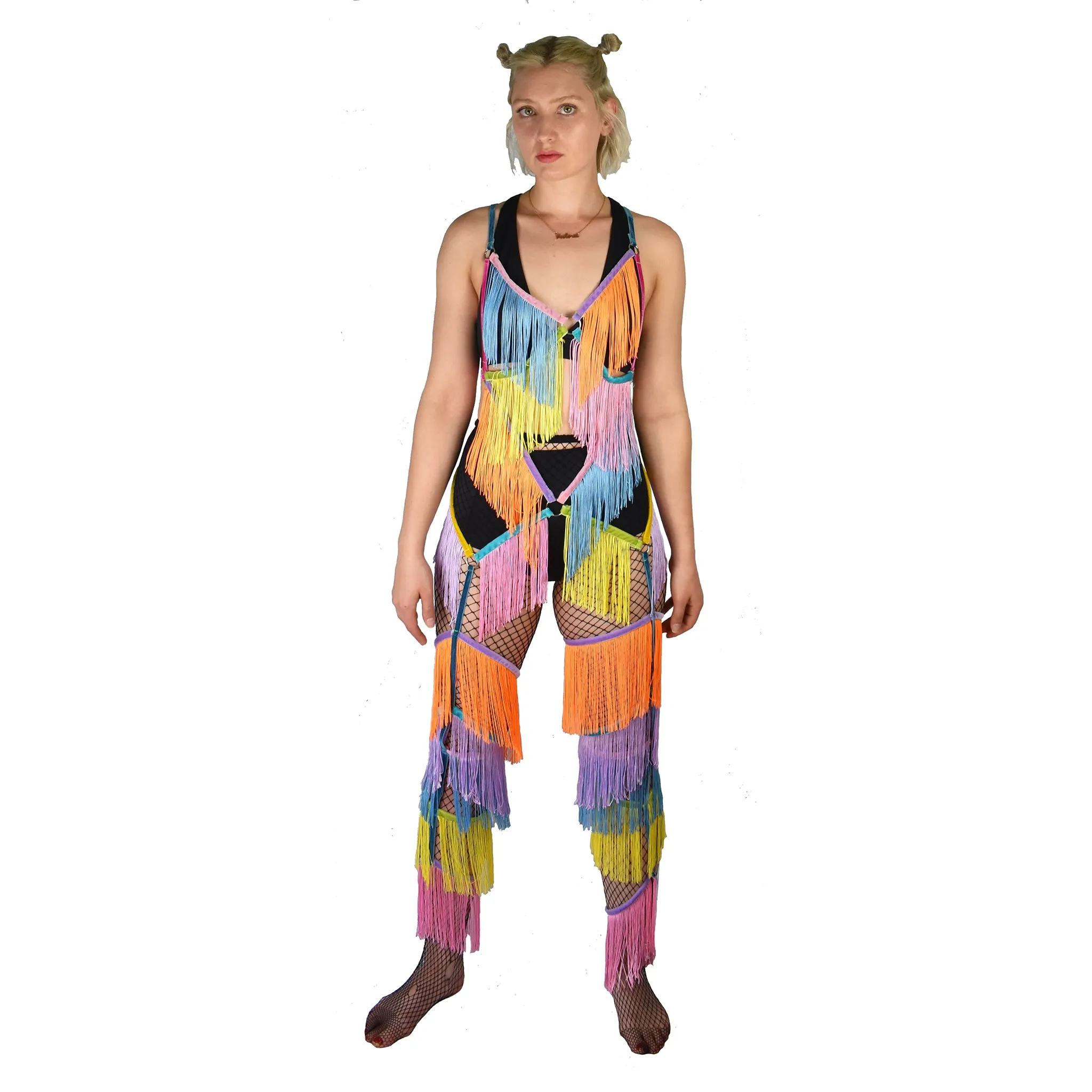 Rainbow Dreams Fringe Bodysuit