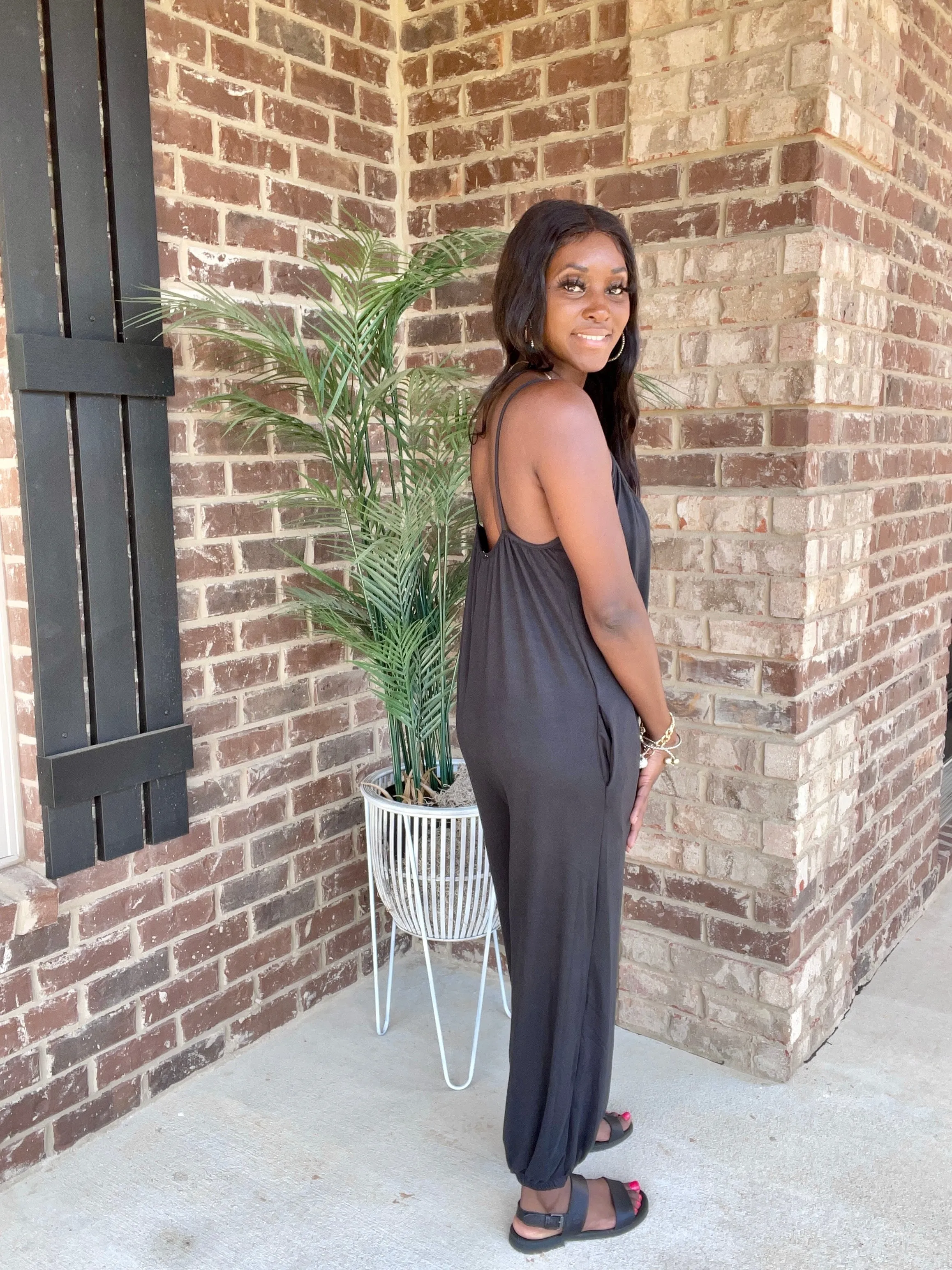 Sleeveless Jogger Jumpsuit