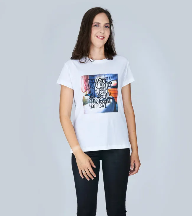 The Niki T-Shirt - Coffee in Bed