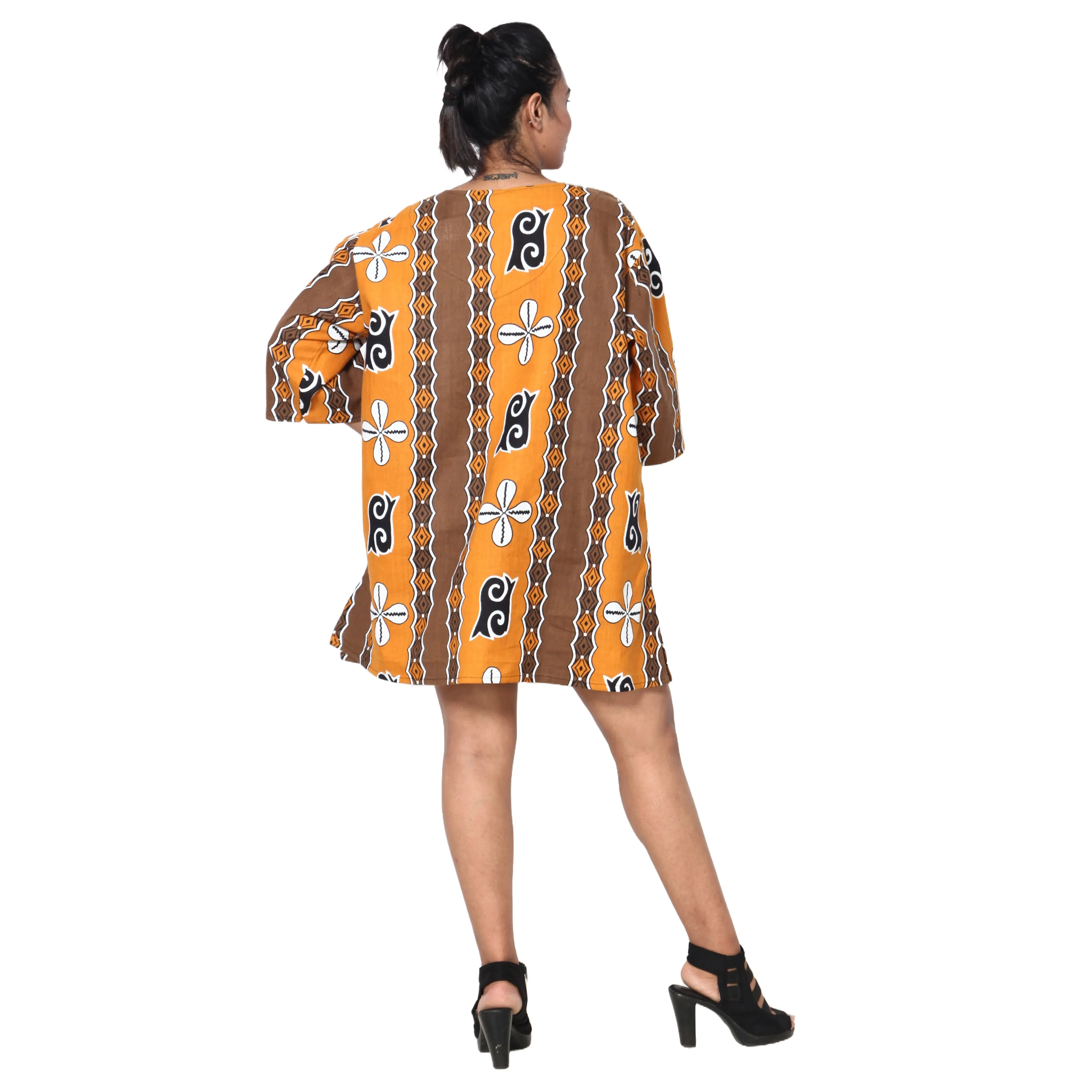 Women's 3/4 Sleeve Tunic Top -- FI-149