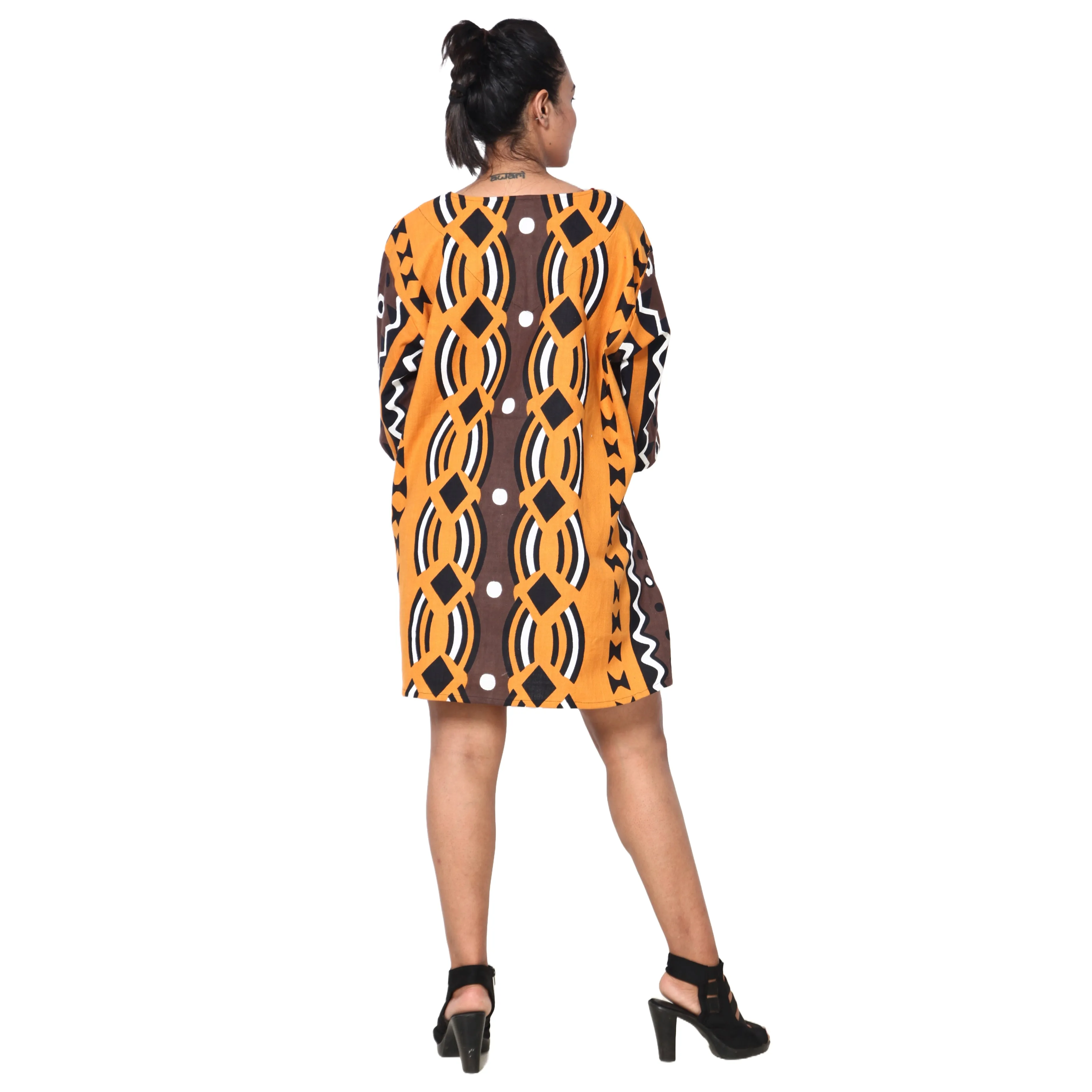 Women's 3/4 Sleeve Tunic Top -- FI-149